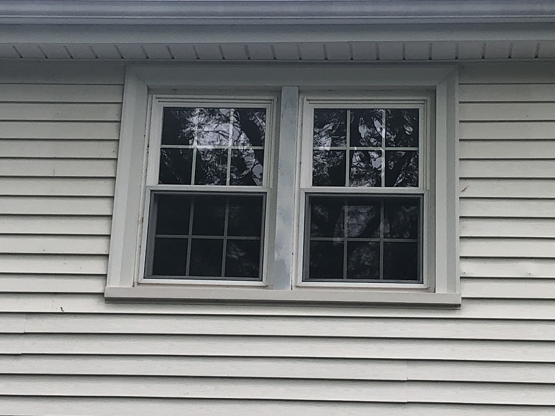 Double hung windows with Mullion
